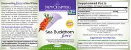 Label for Sea Buckthorn Force