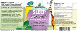 Label for Sleep Solve 24/7