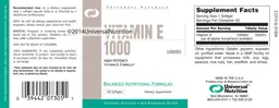 Label for Vitamin E 1000 1000 IU
