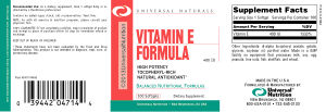 Vitamin E Formula 400 IU