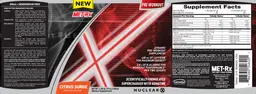 Label for Nuclear X Citrus Surge