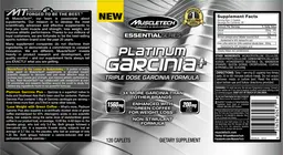 Label for Platinum Garcinia Plus