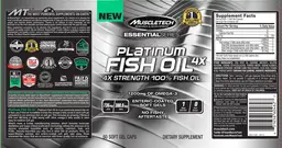 Label for Platinum Fish Oil 4x