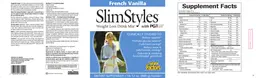 Label for SlimStyles French Vanilla