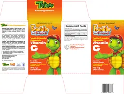 Label for Tooth-Friendly, Chewable Vitamin C Tropical Fruit Flavor 250 mg