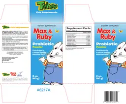 Label for Probiotic Powder