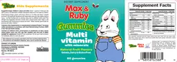 Label for Gummies Multi Vitamin With Minerals