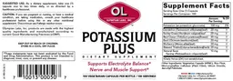 Label for Potassium Plus