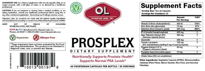 Label for Prosplex