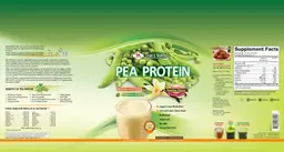 Label for Pea Protein Vanilla Flavor
