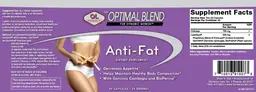 Label for The Optimal Blend Anti-Fat