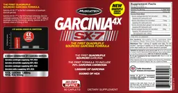 Label for Garcinia4x SX-7