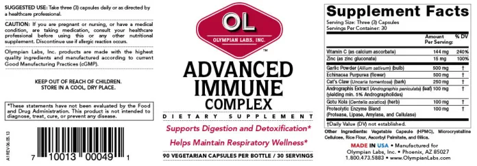 Label for Advanced Immune Complex