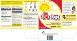 Label for Total Kidney Detox 2 Evening Formula