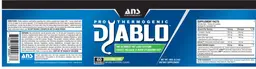Label for Pro Thermogenic Diablo Electric Lime