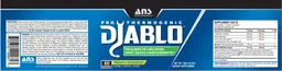 Label for Pro Thermogenic Diablo Pineapple Passionfruit