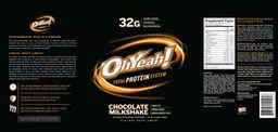 Label for Total Protein System Chocolate Milkshake