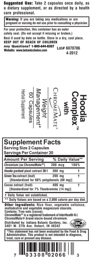 Hoodia Complex with ChromeMate