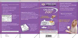 Label for Calcium 2 Go