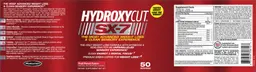 Label for Hydroxycut SX-7 Fruit Punch Fusion