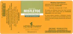 Label for Mistletoe