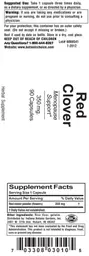 Label for Red Clover