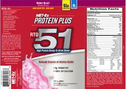 Label for RTD 51 Berry Blast