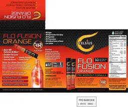 Label for Flo Fusion Orange