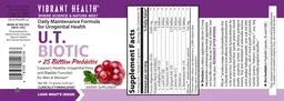 Label for U.T. Biotic