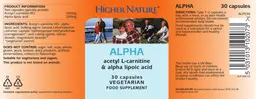 Label for Alpha