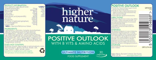 Label for Positive Outlook
