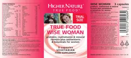 Label for True Food Wise Woman