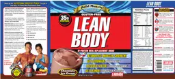Label for Lean Body Chocolate Ice Cream Flavor
