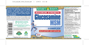 Maximum Strength Glucosamine MSM Complex