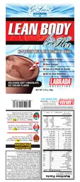 Label for Lean Body For Her Delicious Soft Chocolate Ice Cream Flavor