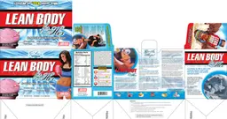 Label for Lean Body For Her Delicious Strawberry Ice Cream Flavor
