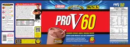 Label for ProV60 Chocolate Ice Cream Flavor