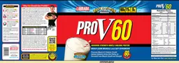 Label for ProV60 Vanilla Ice Cream Flavor