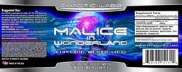 Label for Malice In Wonderland