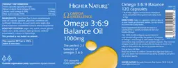 Label for Omega 3:6:9 Balance Oil 1000 mg