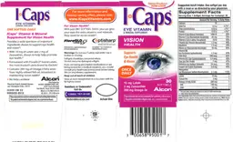 Label for I-Caps Vision Health