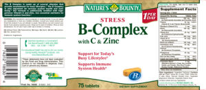Stress B-Complex with C & Zinc