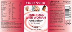 Label for True Food Wise Woman