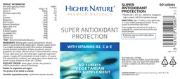 Label for Super Antioxidant Protection
