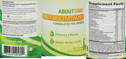 Label for Daily Multivitamin