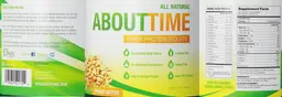 Label for Whey Protein Isolate Peanut Butter