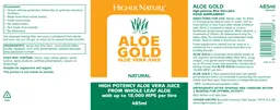 Label for Aloe Gold