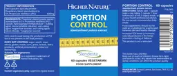 Label for Portion Control