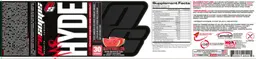 Label for Mr Hyde Intense Energy Pre Workout Watermelon