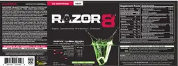 Label for Razor 8 Key Lime Cherry